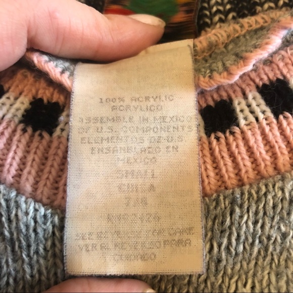 Vintage Mickey’s Stuff For Kids Love Sweater Featuring Mickey & Minnie Mouse - Picture 3 of 7